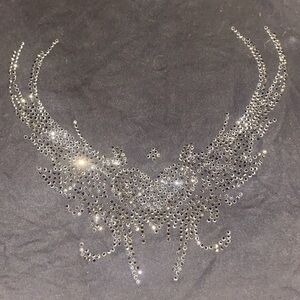 Y2K rhinestone crop top